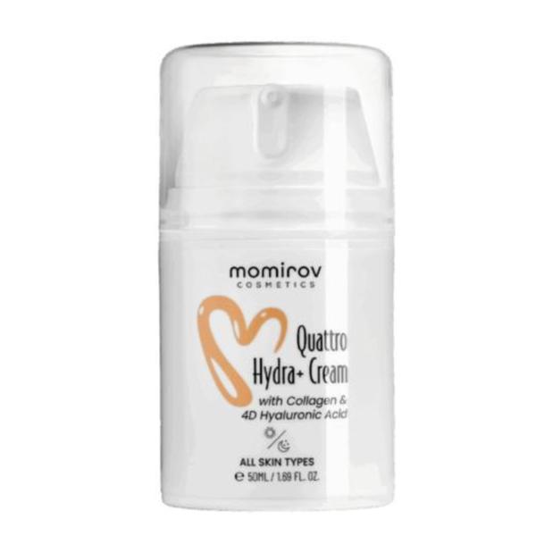 Cremă Quattro Hydra+ cu colagen și 4 tipuri de acid hialuronic, 50 ml