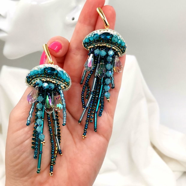 Rezervat Cercei meduză - Blue Jelly Glow