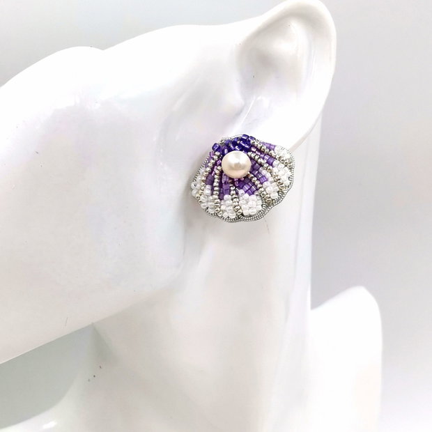 Rezervat Cercei Scoică - Lilac Shell Drop