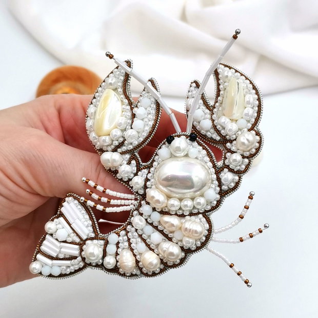 Broșă - Crabul de Sidef - Treasure of the Ocean