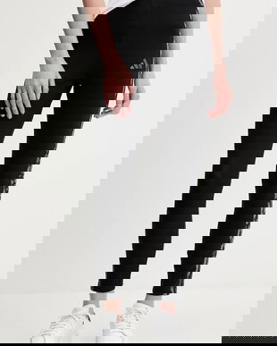 adidas colanți 3-Stripes culoarea negru, cu imprimeu, KB6009