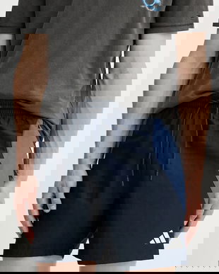 adidas pantaloni scurți Stadium culoarea bleumarin, JX5630