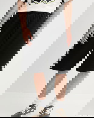 adidas Originals pantaloni scurți Oversized Short culoarea negru, KD6617