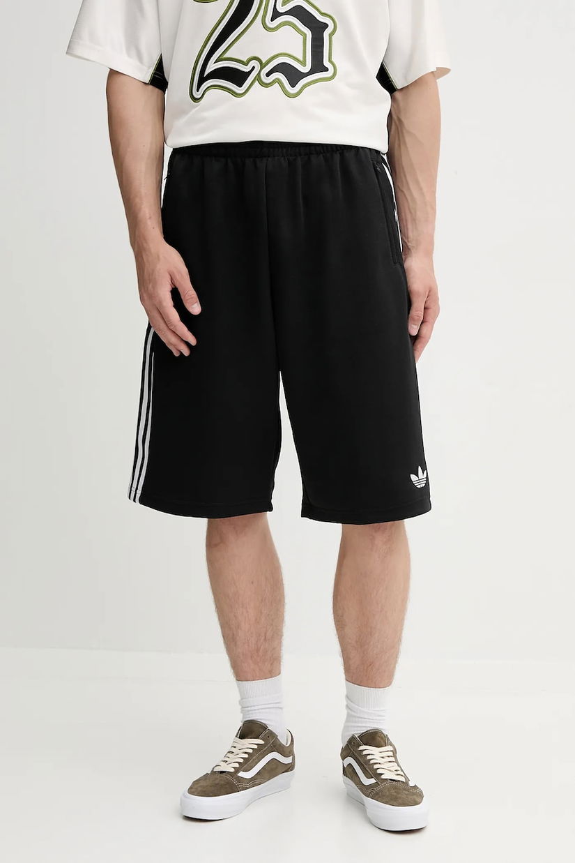 adidas Originals pantaloni scurți Oversized Short culoarea negru, KD6617