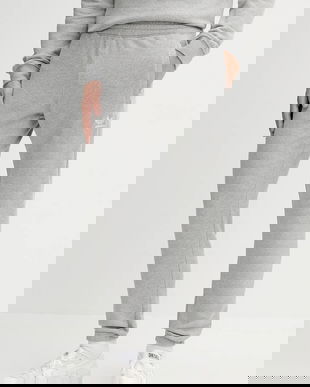 adidas Originals pantaloni de trening din bumbac Essentials culoarea gri, melanj, JY6271
