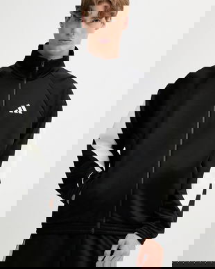 adidas bluză Stadium culoarea negru, cu imprimeu, JN1821