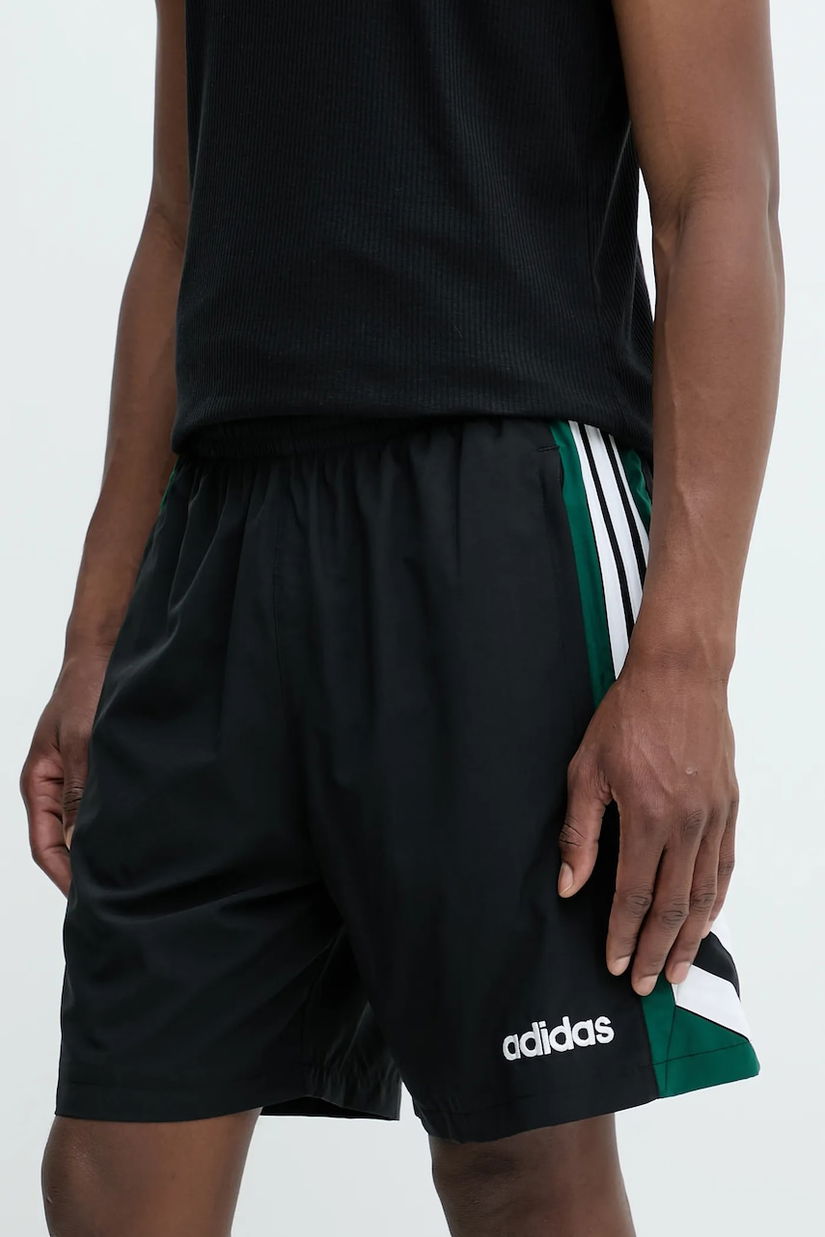 adidas Originals pantaloni scurți 90S Football Shrt culoarea negru, JX3077