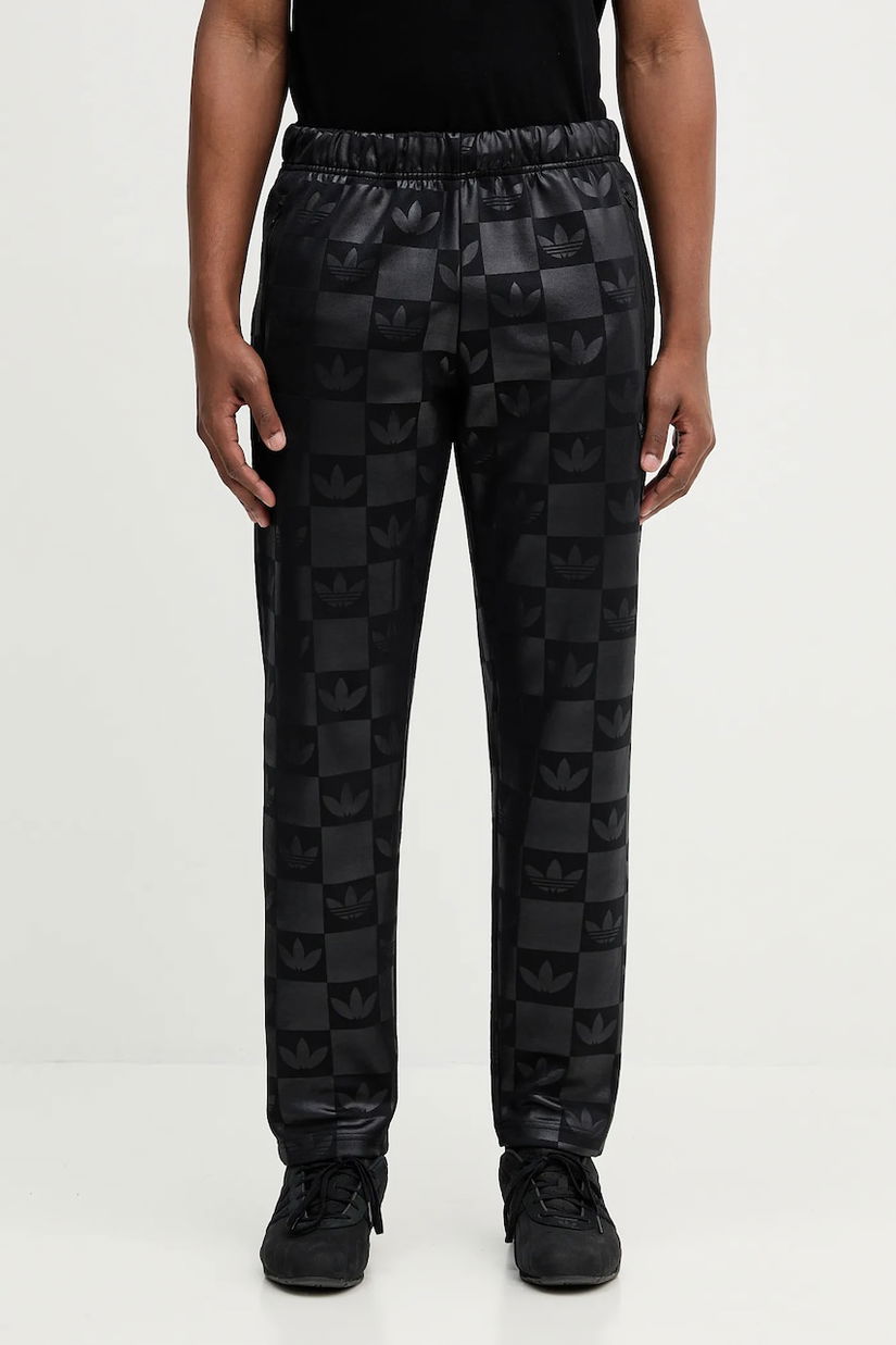 adidas Originals pantaloni de trening Monogram culoarea negru, cu imprimeu, JY2977