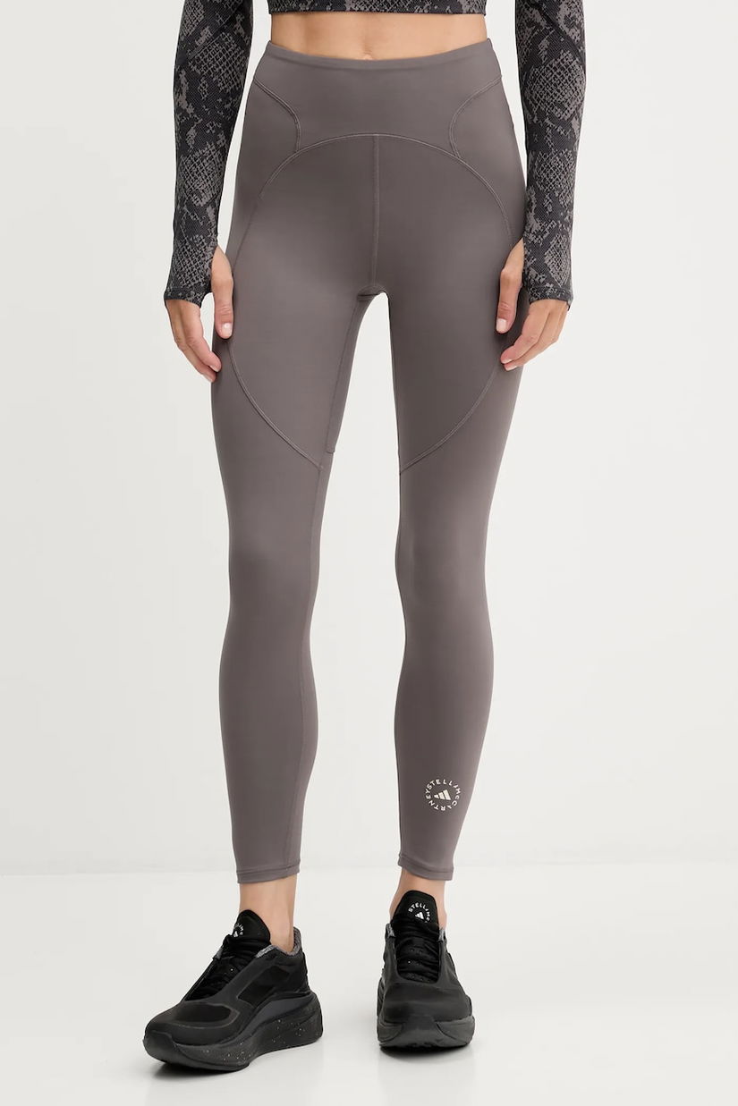 adidas by Stella McCartney leggins de antrenament TruePurpose culoarea maro, uni, JM1400