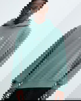 adidas bluză All SZN culoarea verde, cu glugă, cu imprimeu, JL6538