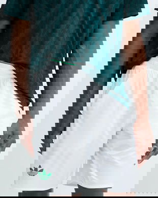 adidas Originals pantaloni scurți Ergo Shorts Pro culoarea alb, JN0781