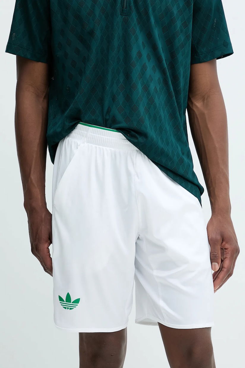 adidas Originals pantaloni scurți Ergo Shorts Pro culoarea alb, JN0781