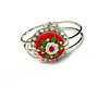 Bratara Bangle  cu broderie manuală