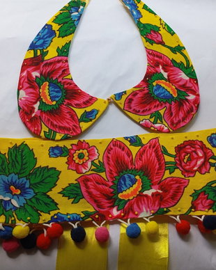 Set galben inspirat folclor