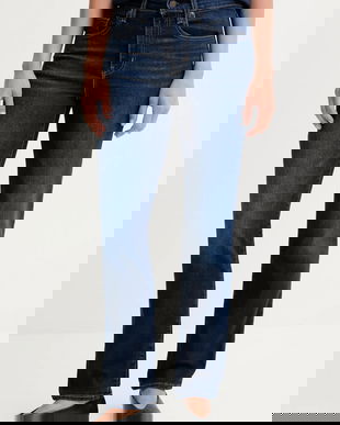 Levi's jeans 724 HIGH RISE STRAIGHT culoarea bleumarin 18883.724