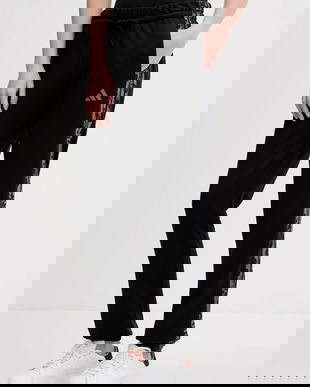 adidas pantaloni de trening 3-Stripes culoarea negru, cu imprimeu, KB8510