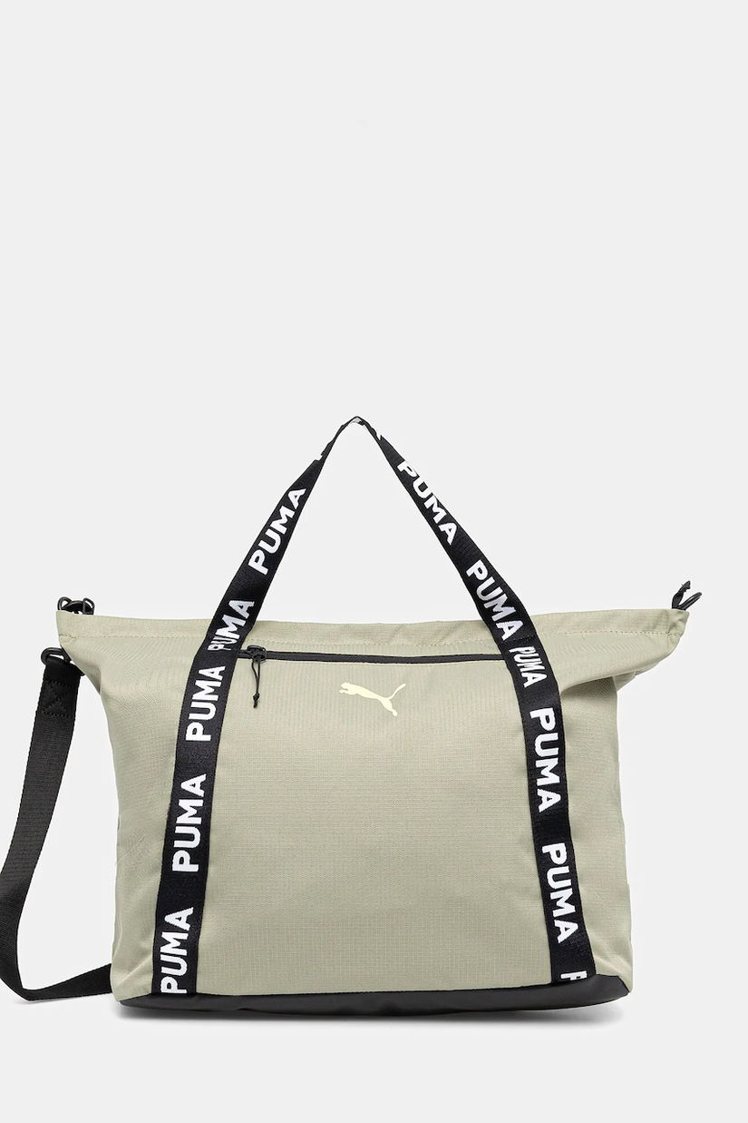 Puma poșetă culoarea verde, 91856