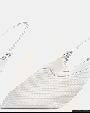 Dkny poșetă culoarea alb, R52BZE49