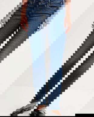 Levi's jeans 712 SLIM WELT POCKET culoarea negru A6199