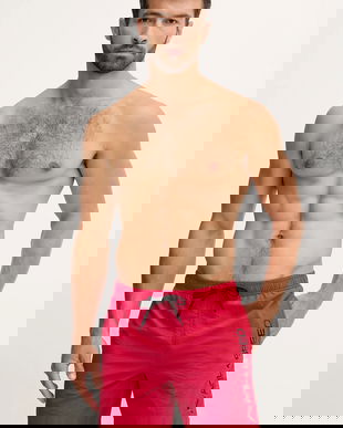 Aqua Speed pantaloni scurți de baie culoarea rosu, OWEN