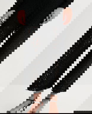 Dkny pantaloni culoarea negru, drept, high waist, DJ5P3081