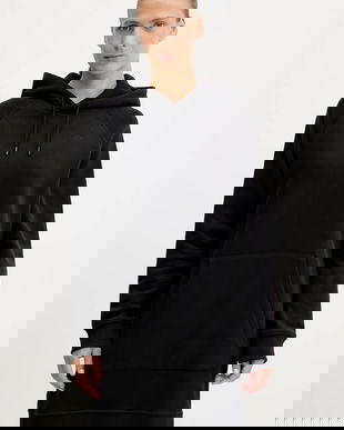 The North Face rochie din bumbac culoarea negru, mini, drept, NF0A8E48JK31