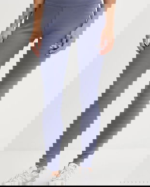 The North Face colanți Simple Dome culoarea violet, cu imprimeu, NF0A8C1XBTR1