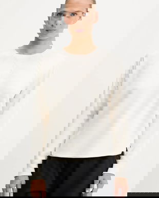 Dkny bluză culoarea bej, cu imprimeu, DP5T9976