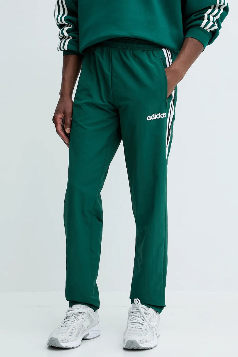 adidas Originals pantaloni de trening Track Pant culoarea verde, cu imprimeu, JX3055