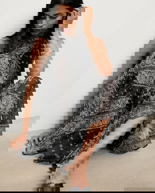 Answear.LAB rochie culoarea negru, maxi, evazati