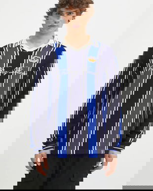 Filling Pieces pulover Knit Football Jersey bărbați, culoarea bleumarin, light, 91099041925