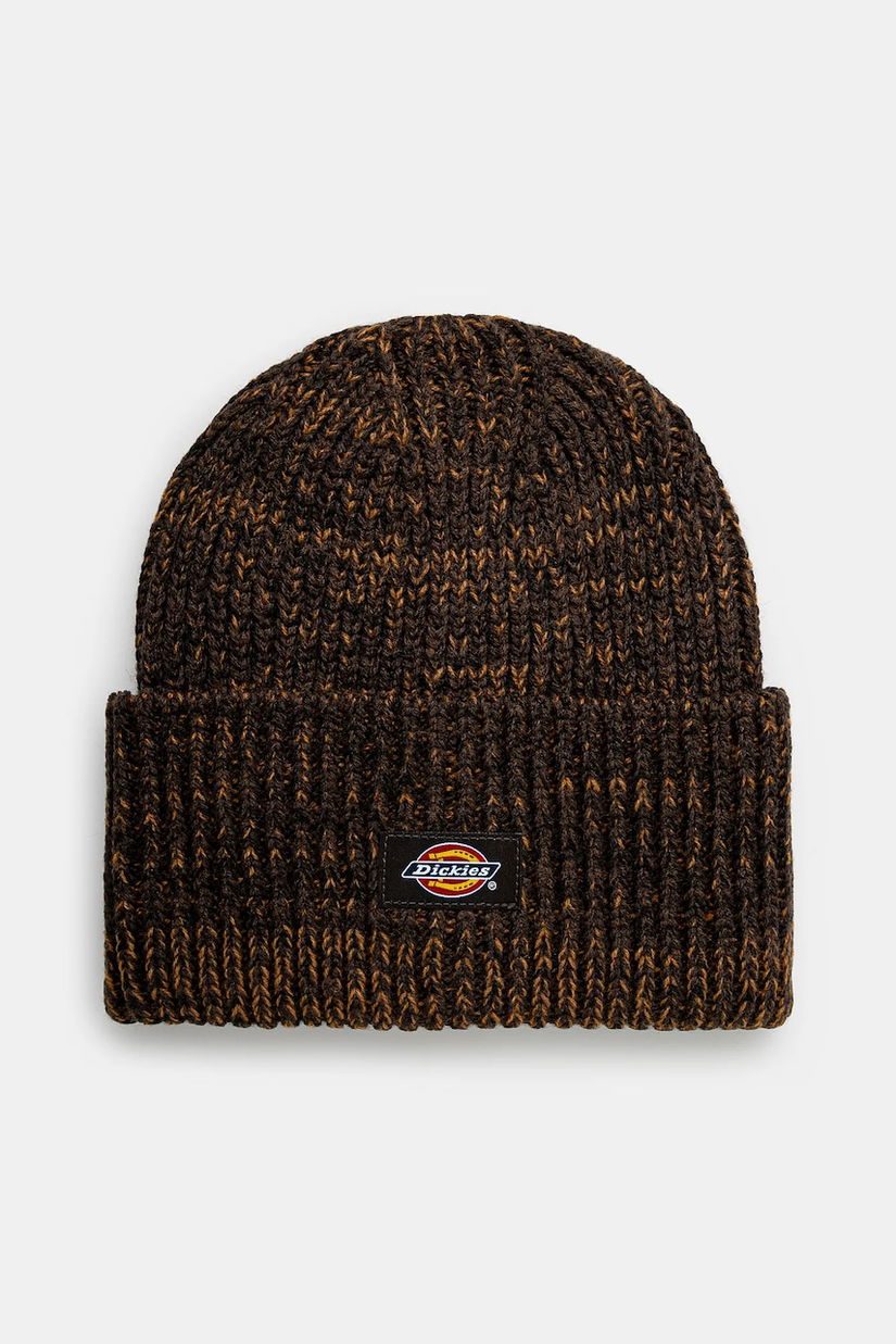 Dickies caciula Lewistown Beanie culoarea maro, din tricot gros, DK0A4Z3J