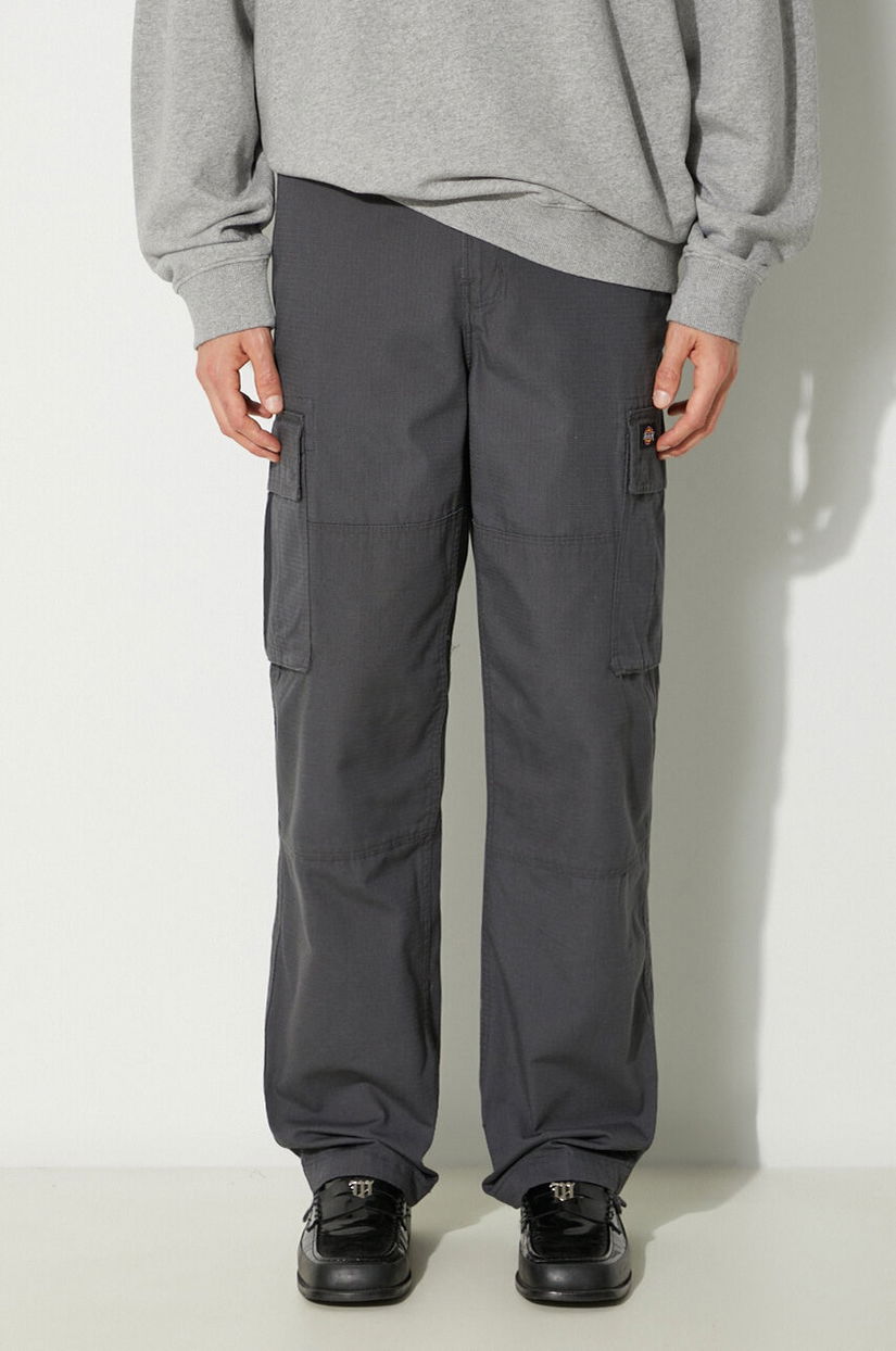 Dickies pantaloni Eagle Bend Pant barbati, culoarea gri, drept, DK0A4X9X0