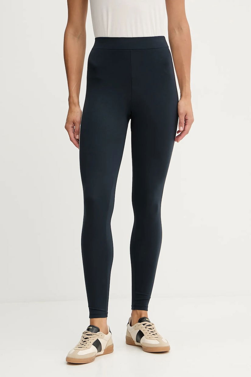 Weekend Max Mara colanți BASILIO culoarea bleumarin, cu imprimeu, 2525786061600