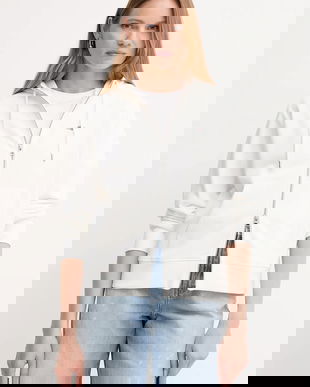 Gant bluză culoarea albastru marin, cu glugă, uni, 4201412