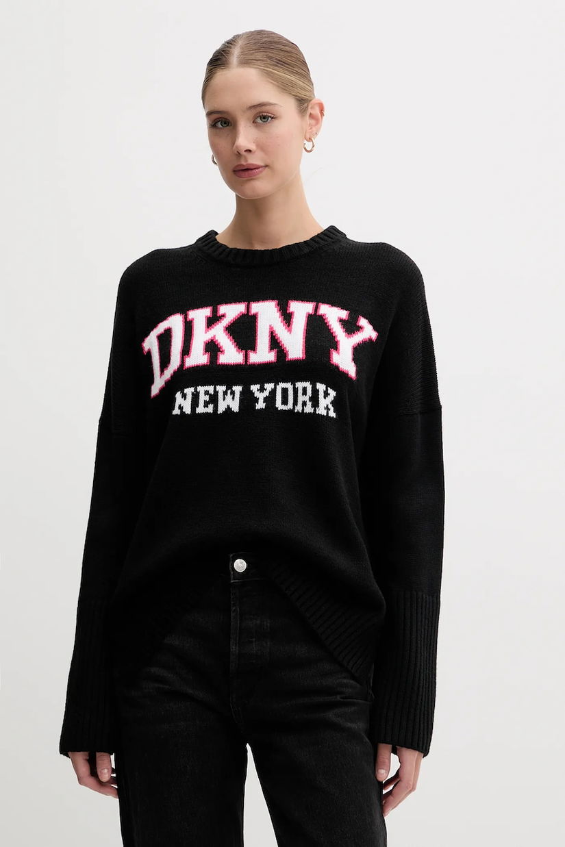 Dkny pulover culoarea gri, light, DJ4R0362