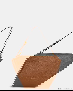 Gianni Chiarini geantă de mână din piele BLOOM culoare maro BS.11796.RNGDBL