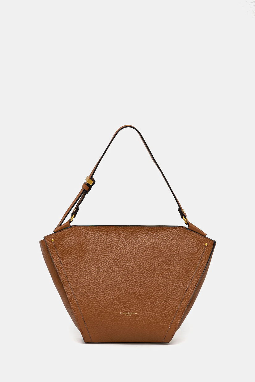 Gianni Chiarini geantă de mână din piele BLOOM culoare maro BS.11796.RNGDBL