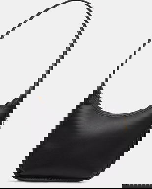 Coach geantă de mână din piele culoare neagră CAF11