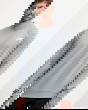 The North Face bluză de trening Reaxion 2.0 bărbați, culoare gri, uni NF0A8DRRPUW1