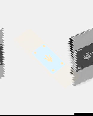 Maserati clemă de bani ICONIC culoare argintie JM225AVD92