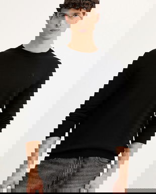 Trussardi pulover culoarea negru, light, M0168000018N