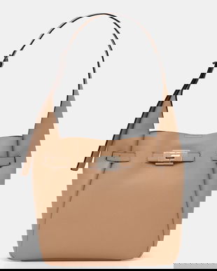 Dkny poșetă culoarea maro, R52CAK42