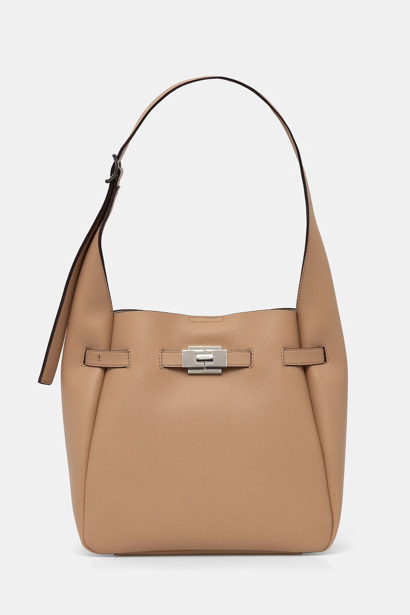 Dkny poșetă culoarea maro, R52CAK42