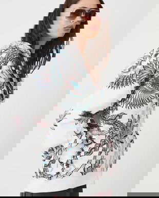 Medicine hanorac de bumbac culoarea bej