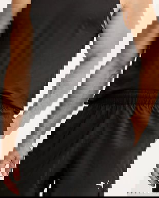 Puma pantaloni scurți de antrenament culoarea negru, 525911