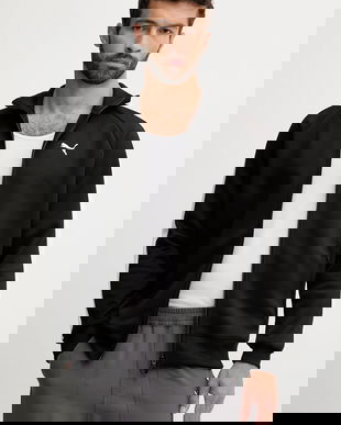 Puma bluză culoarea negru, cu imprimeu, 629587