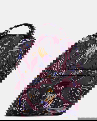 adidas rucsac x Farm Rio culoarea bordo, mare, cu imprimeu, JN2674