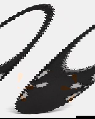 Coperni poșetă de piele Petal Swipe culoarea negru, COPBA01PF6031