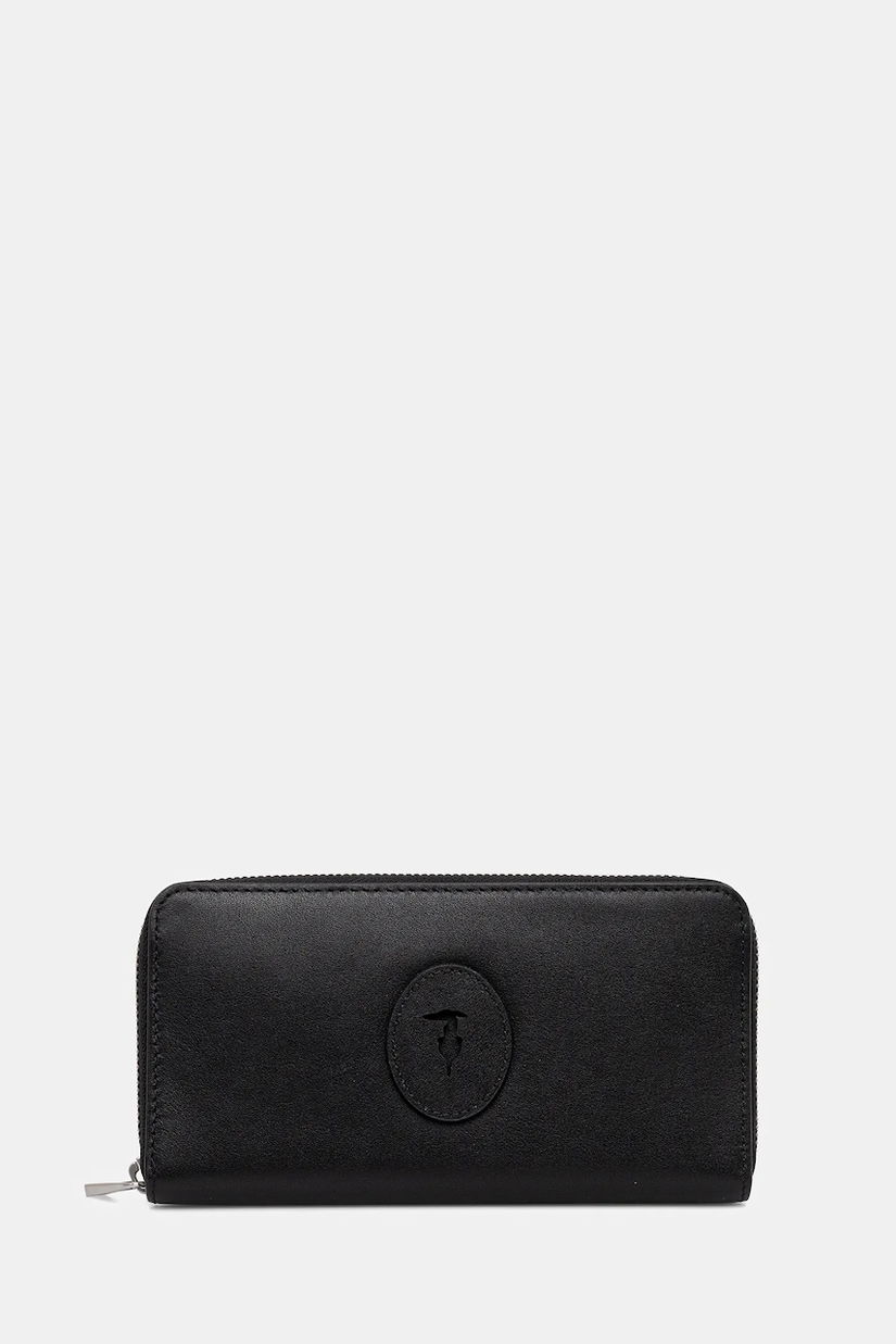 Trussardi portofel de piele culoarea negru, I028E000041N